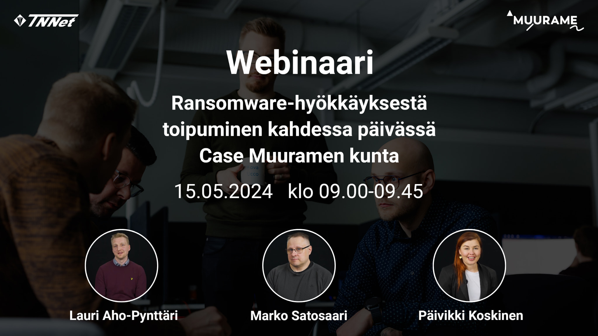 Muuramen kunta Ransomware-webinaari kuva
