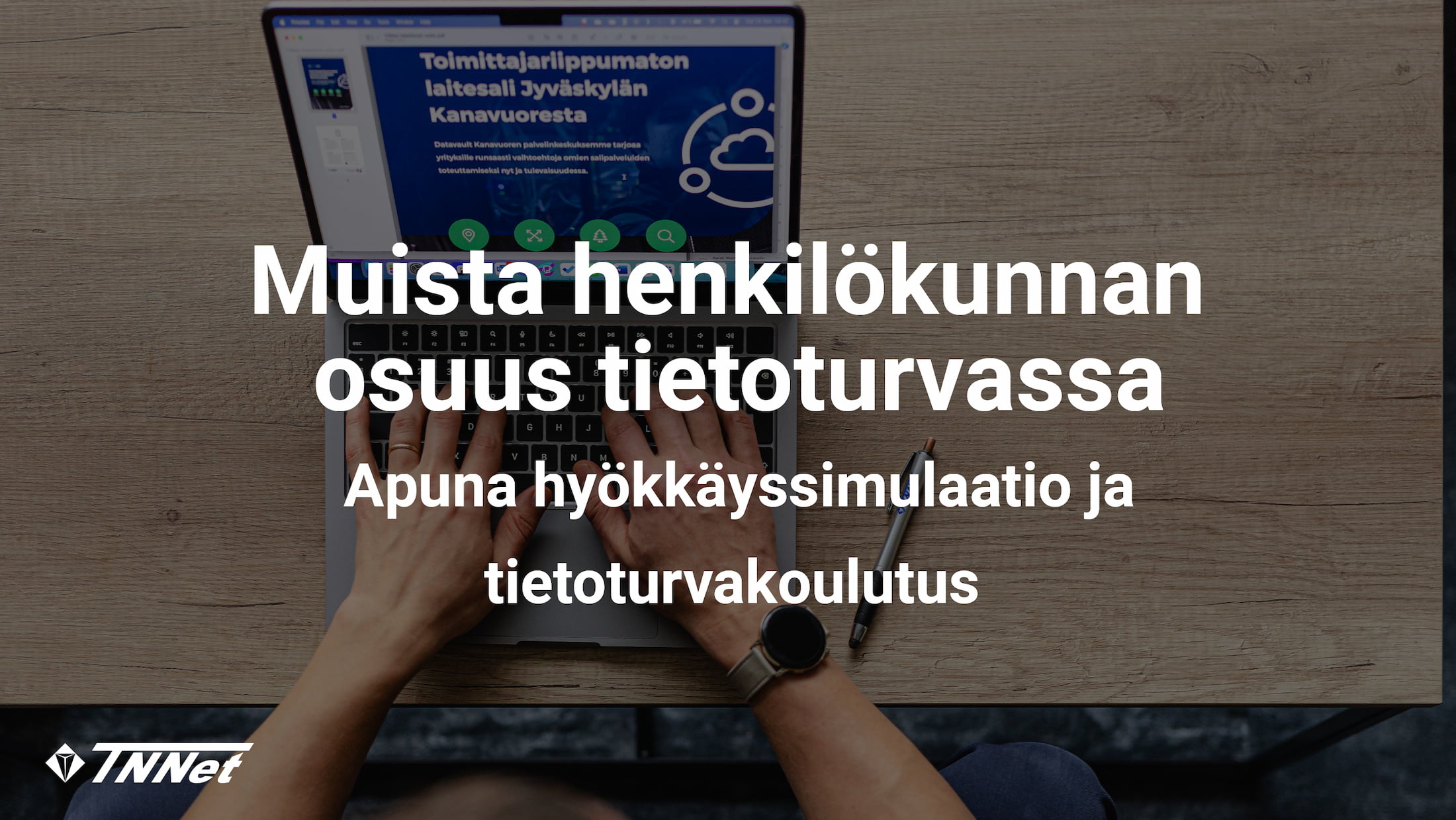 Tietoturvan mikrokoulutukset ja hyökkäyssimulaatio