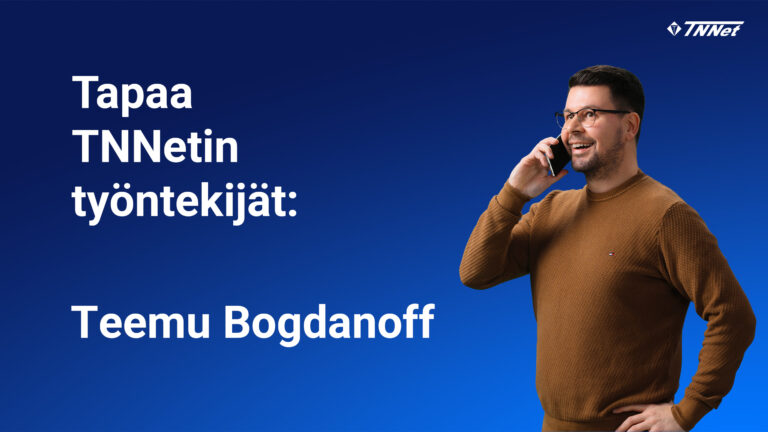 Asiakkauuspäällikkö Teemu Bogdanoff
