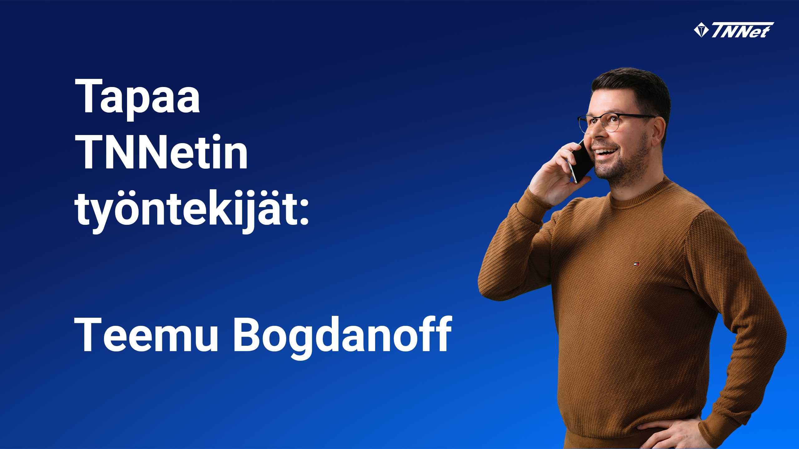 Asiakkauuspäällikkö Teemu Bogdanoff